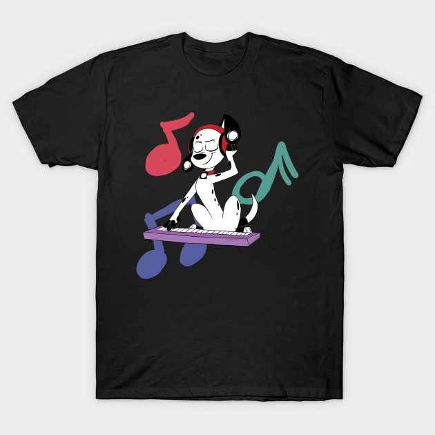 D.J. Dalmatian T-Shirt by SteampunkSeahorse